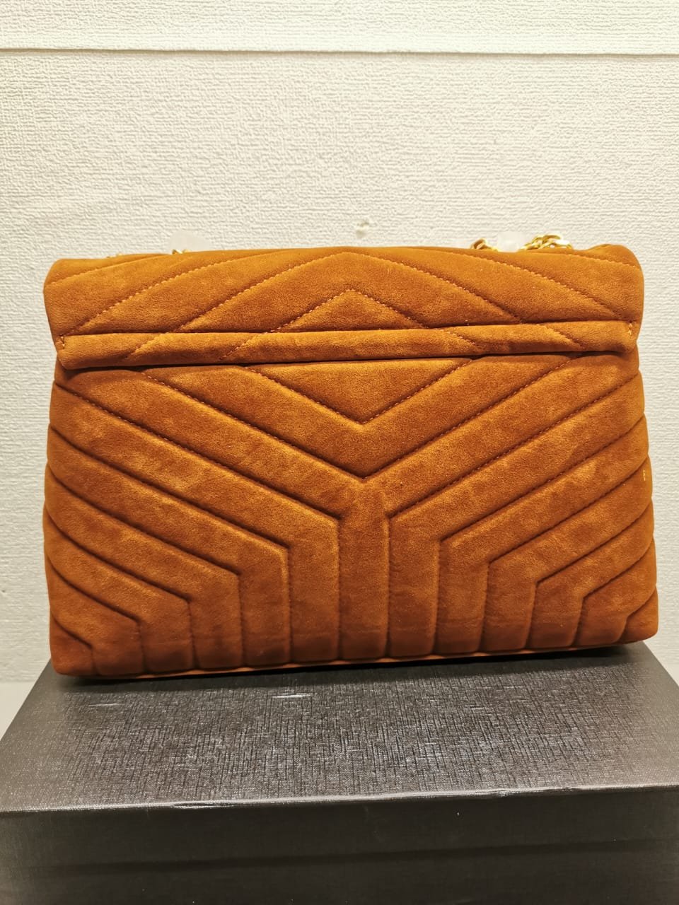 Sa1nt Lau*nt Loulou Medium In Suede Cinnamon Brown 31Cm 5749461U8C77761